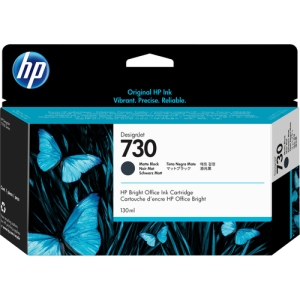 HP Cartucho de tinta DesignJet 730 negro mate de 130 ml