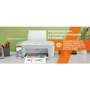HP DeskJet Impresora multifunción HP 2722e, Color, Impresora para Hogar, Impresión, copia, escáner, Conexión inalámbrica; HP+; Compatible con HP Instant Ink; Impresión desde el teléfono o tablet