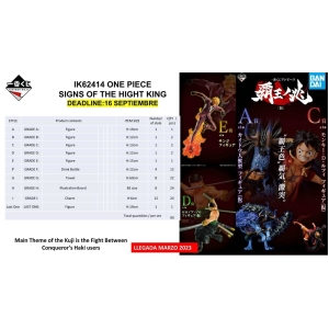 Ichiban Kuji Banpresto One Piece Signs