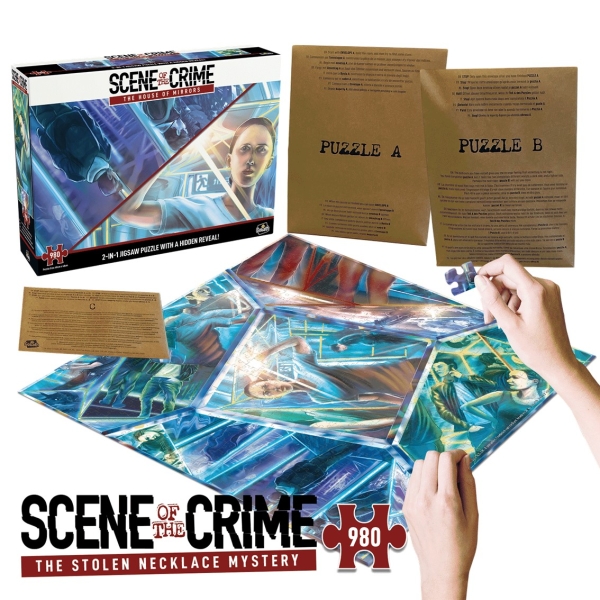 Juego mesa puzzle escena del crimen 926773