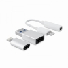 ADAPTADOR COOLBOX USB-C HEMBRA / USB MACHO, USB-C HEMBRA / LIGHTNING, LIGHTNING / JACK KIT DE CONECTIVIDAD IPHONE/IPAD