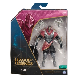 League of Legends - FIGURA PREMIUM ZED - Figura Zed 15 cm Coleccionable - Detalles de Gran Calidad y 2 accesorios - Colección Campeones - Figuras de Colección - 6062261 - Juguetes 12 años + League of Legends - FIGURA PREMIUM ZED - Figura Zed 15 cm Coleccionable - Detalles de Gran Calidad y 2 accesorios - Colección Campeones - Figuras de Colección - 6062261 - Juguetes 12 años +