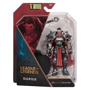 League of Legends , figura coleccionable de Darius de 10,2 cm con detalles de gran calidad y un accesorio de hacha, Colección de campeones, edición de coleccionista, a partir de 12 años a partir de 12 años