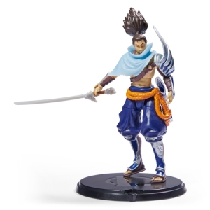 League of Legends , figura coleccionable de Yasuo de 10,2 cm con detalles de gran calidad y un accesorio de espada, Colección de campeones, edición de coleccionista, a partir de 12 años figura coleccionable de Yasuo de 10