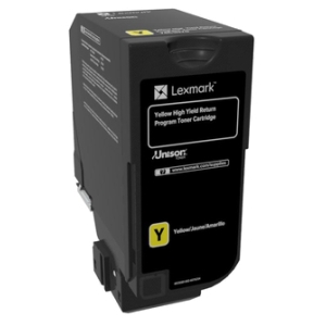 Lexmark 74C2HY0 cartucho de tóner 1 pieza(s) Original Amarillo