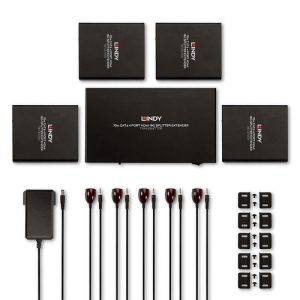 Lindy 38262 extensor audio/video Transmisor y receptor de señales AV Negro Lindy 38262 extensor audio/video Transmisor y receptor de señales AV Negro