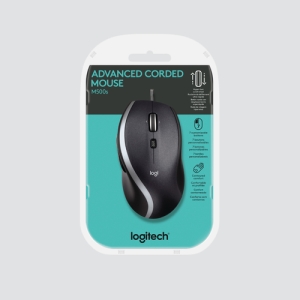 Alternative view of Logitech Corded Mouse M500S ratón mano derecha USB tipo A Óptico 4000 DPI
