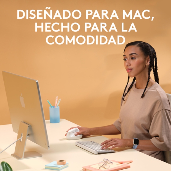 Logitech Lift for Mac ratón mano derecha RF inalámbrico Óptico 4000 DPI