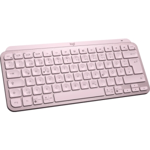 Logitech MX Keys Mini teclado RF Wireless + Bluetooth QWERTZ Alemán Rosa