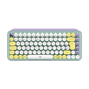 Logitech POP Keys Wireless Mechanical Keyboard With Emoji Keys teclado RF Wireless + Bluetooth QWERTY Español Color menta