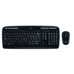 Logitech Wireless Combo MK330 teclado Ratón incluido RF inalámbrico Ruso Negro