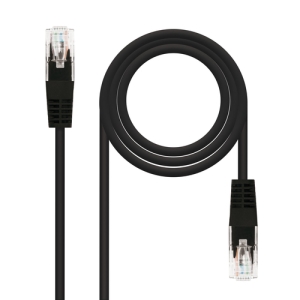 Nanocable 10.20.0401-BK cable de red Negro 1 m Cat6e U/UTP (UTP)