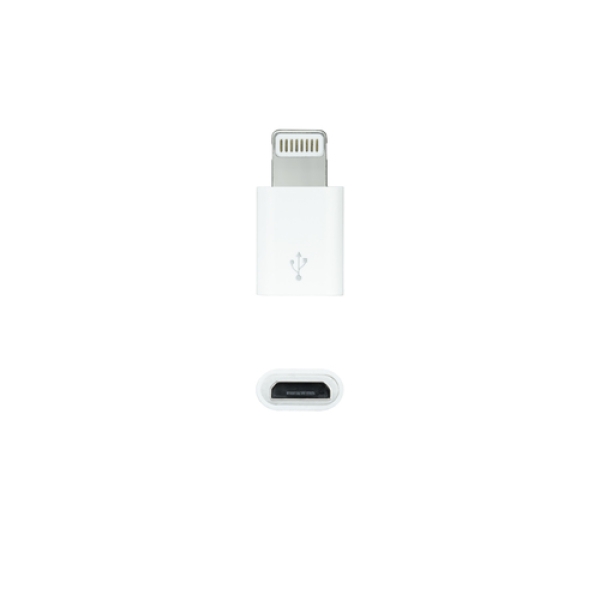 Nanocable Adaptador Lightning a Micro USB