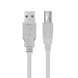 Nanocable CABLE USB 2.0 IMPRESORA, TIPO A/M-B/M, BEIGE, 1.8 M TIPO A/M-B/M
