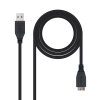 Nanocable CABLE USB 3.0, TIPO A/M-MICRO B/M, NEGRO, 2.0 M Nanocable CABLE USB 3.0
