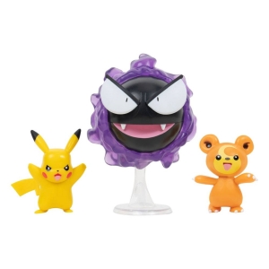 Pack 3 figuras jazwares pokemon batalla JAZPKW2347