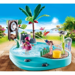 Playmobil Piscina Divertida Con Rociador Agua