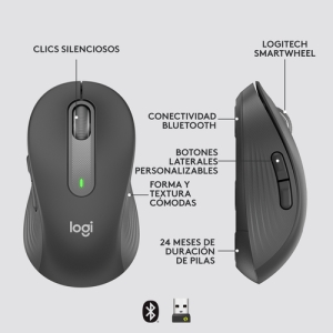 Reacondicionado | Logitech Signature M650 ratón mano derecha RF Wireless + Bluetooth Óptico 2000 DPI Reacondicionado | Logitech Signature M650 ratón mano derecha RF Wireless + Bluetooth Óptico 2000 DPI