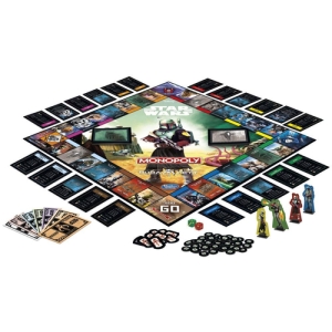 Star Wars Monopoly: Boba Fett Edition Juego de mesa Familia