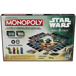 Star Wars Monopoly: Boba Fett Edition Juego de mesa Familia