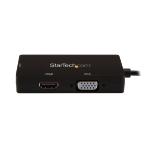 StarTech.com Adaptador USB-C de Vídeo Multipuertos - 3en1 - 4K 30Hz - Negro