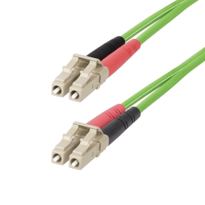StarTech.com Cable de Fibra Óptica LC a LC (UPC) OM5 Multimodo 3m - Dúplex 50/125µm LOMMF Tipo Cremallera VCSEL 40G/100G - No Sensible a los Dobleces - Low Insertion Loss - LSZH
