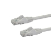 StarTech.com Cable de Red de 0,5m Blanco Cat6 UTP Ethernet Gigabit RJ45 sin Enganches StarTech.com Cable de Red de 0