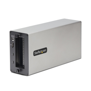 Alternative view of StarTech.com Caja de Expasión Thunderbolt 3 a PCI Express - Carcasa con 2 Ranuras PCIe para Portátiles - 8/4K por TB3/DP 1.4 - Adaptador TB3 a PCIe - No Compatible con Tarjetas Gráficas GPUs