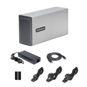 StarTech.com Caja de Expasión Thunderbolt 3 a PCI Express - Carcasa con 2 Ranuras PCIe para Portátiles - 8/4K por TB3/DP 1.4 - Adaptador TB3 a PCIe - No Compatible con Tarjetas Gráficas GPUs StarTech.com Caja de Expasión Thunderbolt 3 a PCI Express - Carcasa con 2 Ranuras PCIe para Portátiles - 8/4K por TB3/DP 1.4 - Adaptador TB3 a PCIe - No Compatible con Tarjetas Gráficas GPUs