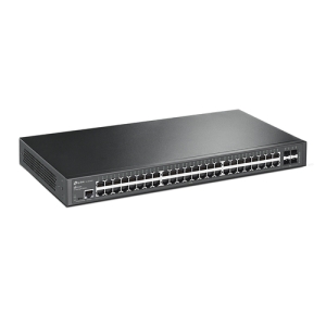 Alternative view of TP-Link TL-SG3452 switch Gestionado L2/L3 Gigabit Ethernet (10/100/1000) 1U Negro