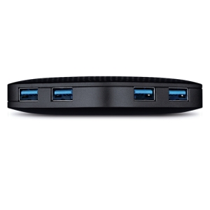 TP-Link UH400 hub de interfaz USB 3.2 Gen 1 (3.1 Gen 1) Type-A 5000 Mbit/s Negro TP-Link UH400 hub de interfaz USB 3.2 Gen 1 (3.1 Gen 1) Type-A 5000 Mbit/s Negro
