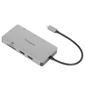 Targus DOCK423EU base para portátil y replicador de puertos Alámbrico USB 3.2 Gen 1 (3.1 Gen 1) Type-C Plata
