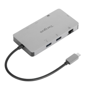Targus DOCK423EU base para portátil y replicador de puertos Alámbrico USB 3.2 Gen 1 (3.1 Gen 1) Type-C Plata