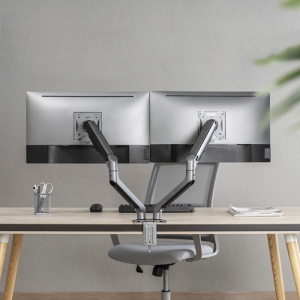 TooQ DB4132TNR-G soporte para monitor 81,3 cm (32") Negro Escritorio