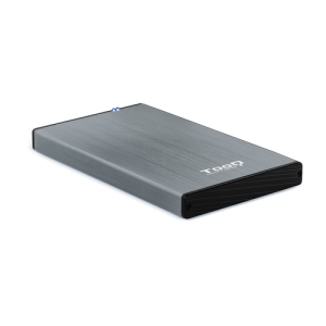 TooQ TQE-2527G caja para disco duro externo Caja de disco duro (HDD) Negro