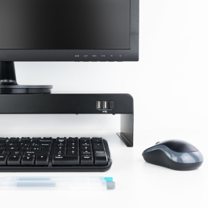 TooQ TQMR0124 soporte para monitor Negro Escritorio