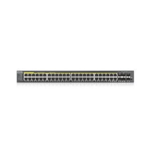 Zyxel GS2220-50HP-EU0101F switch Gestionado L2 Gigabit Ethernet (10/100/1000) Energía sobre Ethernet (PoE) Negro