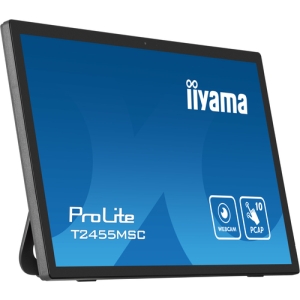 iiyama T2455MSC-B1 pantalla de señalización Pantalla plana para señalización digital 61 cm (24") LED 400 cd / m² Full HD Negro Pantalla táctil