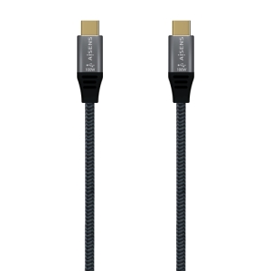 AISENS – USB 3.2 Gen2x2 Aluminum Cable 20Gbps 8K@30Hz 5A 100W E-Mark