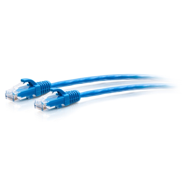 C2G Cable de conexión Ethernet delgado sin apantallar (UTP) con protección antienganche Cat6a de 0