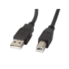 CABLE LANBERG IMPRESORA USB MACHO A USB MACHO NEGRO 0.5 M CA-USBA-10CC-0005-BK