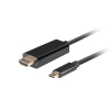 CABLE USB-C A HDMI LANBERG MACHO/MACHO 4K 60HZ 3M NEGRO CA-CMHD-10CU-0030-BK