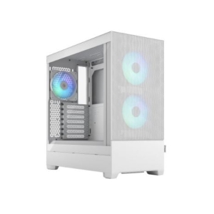 CAJA MEDIATORRE ATX FRACTAL DESIGN POP AIR RGB WHITE VENTANA CRISTAL FD-C-POR1A-01
