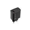 CARGADOR NATEC RIBERA 18W 1XUSB-A QC3.0 NEGRO NUC-2058