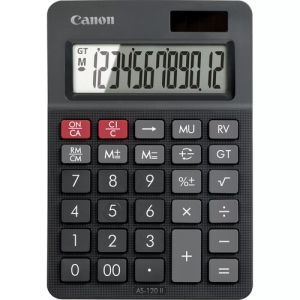 Canon AS-120 II calculadora Escritorio Pantalla de calculadora Negro 4722C002