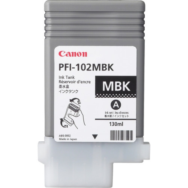 Canon PFI-102MBK cartucho de tinta Original Negro mate 0894B001AA