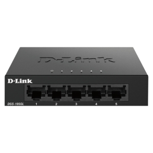 D-Link DGS-105GL switch No administrado Gigabit Ethernet (10/100/1000) Negro DGS-105GL