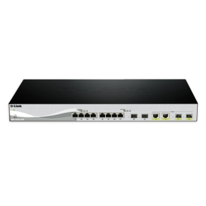 D-Link DXS-1210-12SC/E switch Gestionado L2 10G Ethernet (100/1000/10000) 1U Negro, Plata D-Link DXS-1210-12SC/E switch Gestionado L2 10G Ethernet (100/1000/10000) 1U Negro, Plata