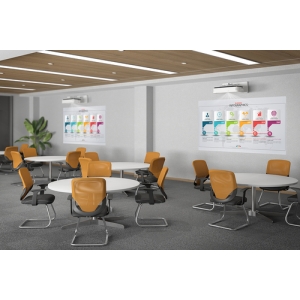 Epson EB-810E videoproyector Proyector de alcance ultracorto 5000 lúmenes ANSI 3LCD 1080p (1920x1080) Blanco