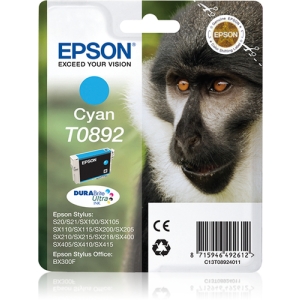 Epson Monkey Cartucho T0892 cian (etiqueta RF) C13T08924021
